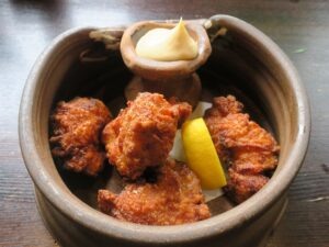 鶏の唐揚げ 熊谷天然温泉 花湯スパリゾートにて
