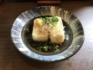 揚げ出し豆腐 つくば温泉 喜楽里別邸にて