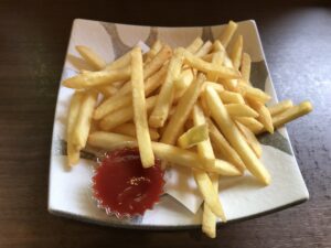 ポテトフライ つくば温泉 喜楽里別邸にて