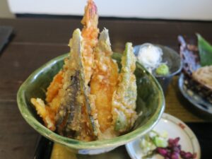 天丼 旬彩茶屋 夢花にて