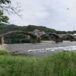 錦帯橋 川下から撮影