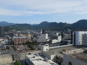 山口 湯田温泉 全景 ホテルニュータナカから撮影