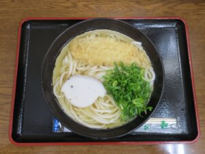 ふく天うどん 新下関駅にて