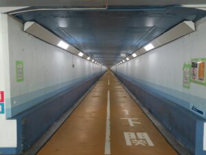 関門トンネル人道 門司側