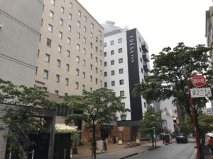 相鉄フレッサイン東京田町 建物 手前が本館 奥がANNEX
