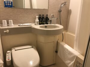 相鉄フレッサイン東京田町 ダブルルーム バスルーム
