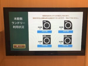相鉄フレッサイン東京田町 コインランドリーの利用状況