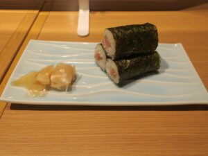 鉄火巻き 新宿天然温泉 テルマー湯にて