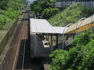 JR日田彦山線 志井公園駅 ホーム