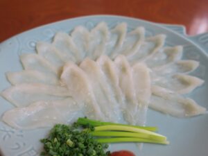 ふく刺し ふく専門店 やぶれかぶれにて