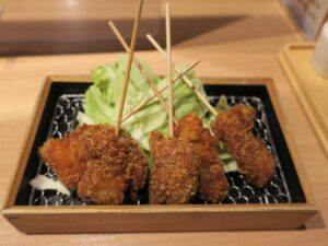 串カツ 新宿天然温泉 テルマー湯にて