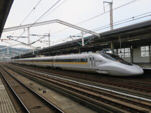 JR西日本 山陽新幹線 700系 ひかりレールスター 編成全体 新山口駅で撮影