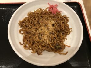 焼きそば 新習志野駅前 天然温泉 湯~ねるにて
