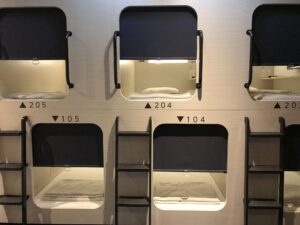 新習志野駅前 天然温泉 湯~ねる カプセルルーム 湯~ねるキャビン カプセル