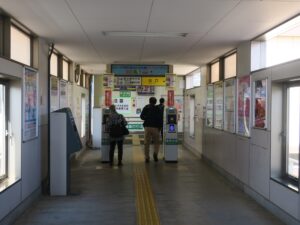 東武東上線 寄居駅 中間ICカードリーダー 東武東上線から乗ったらここでタッチします