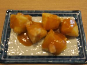味噌ポテト 西武秩父駅前温泉 祭の湯にて