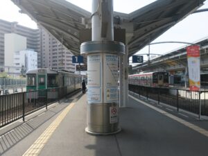 JR高徳線 高松駅 1番線・3番線 主に高徳線で徳島方面に行く列車が発着します