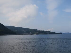 小豆島 道の駅 大坂城残石記念公園 西側を撮影