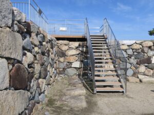 高松城跡 玉藻公園 天守閣跡 展望台への階段