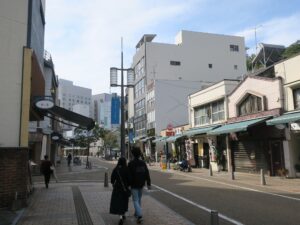 愛媛 松山 ロープウェイ通り 大街道電停から松山城ロープウェイ山麓駅への道のり