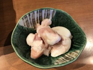 もつ鍋 追加のもつ 熊谷天然温泉 花湯スパリゾートにて