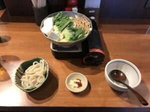 もつ鍋 熊谷天然温泉 花湯スパリゾートにて