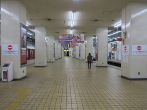 近鉄名古屋線 近鉄名古屋駅 降車ホーム