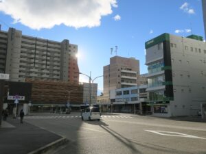 近鉄名古屋線 津新町駅 駅前ロータリー