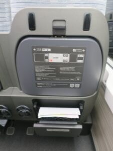 近畿日本鉄道 80000系 特急ひのとり レギュラーシート 背面から撮影
