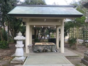 三重県護国神社 手水舎