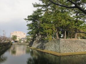 津城跡 内堀
