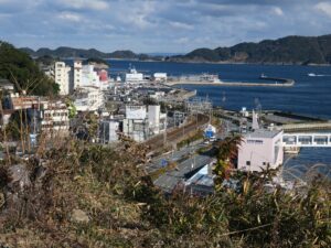 鳥羽市街地 鳥羽城本丸跡から撮影