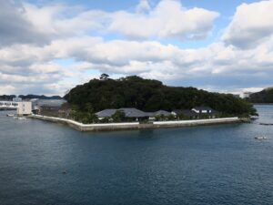 ミキモト真珠島 鳥羽水族館から撮影
