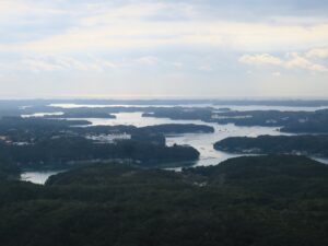 志摩 横山展望台 天空カフェテラスから賢島・英虞湾方向の景色