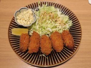 カキフライ 新宿天然温泉 テルマー湯にて