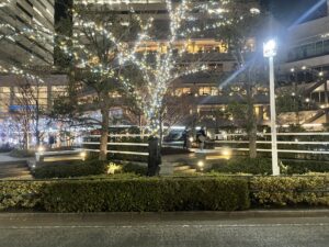 横浜みなとみらい 夜のイルミネーション