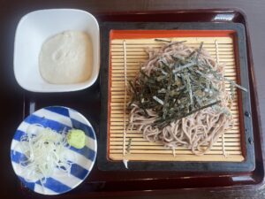とろろそば 横浜天然温泉 SPA EASにて