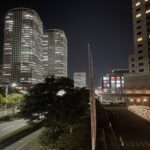 海浜幕張 幕張新都心 夜の高層ビル群