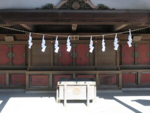 秩父神社 天神地祇社 今日は雪深い日でした