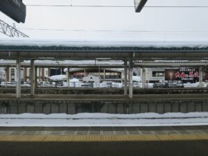 JR秋田新幹線 大曲駅 ホーム
