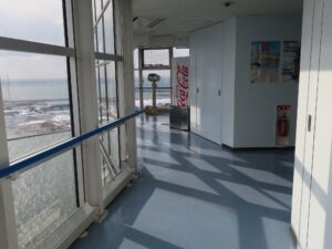 秋田市ポートタワー 5階展望台 内部