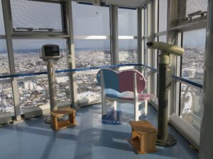 秋田市ポートタワー 5階展望台 内部