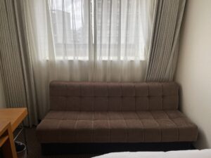 京成ホテルミラマーレ スタンダードルーム ソファーベッド