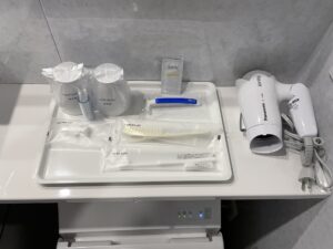 京成ホテルミラマーレ スタンダードルーム アメニティ類とドライヤ