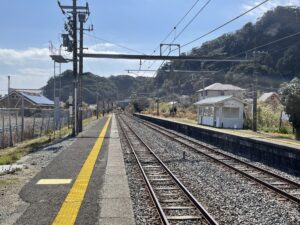 JR内房線 太海駅 ホーム