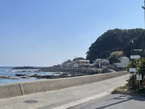 JR太海駅周辺 太海海水浴場 民宿街