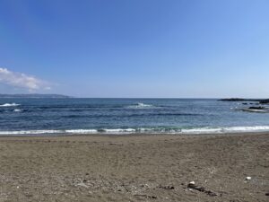 JR太海駅周辺 太海海水浴場 砂浜