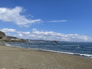 JR太海駅周辺 太海海水浴場 砂浜