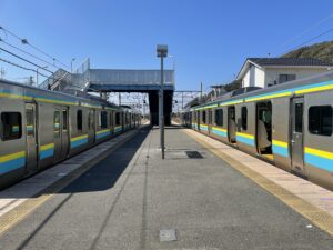 JR内房線 浜金谷駅 ホーム