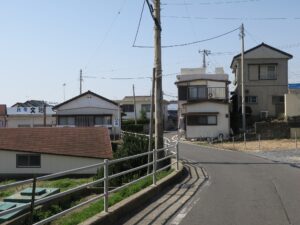 外川漁港周辺 民宿も何軒かあります